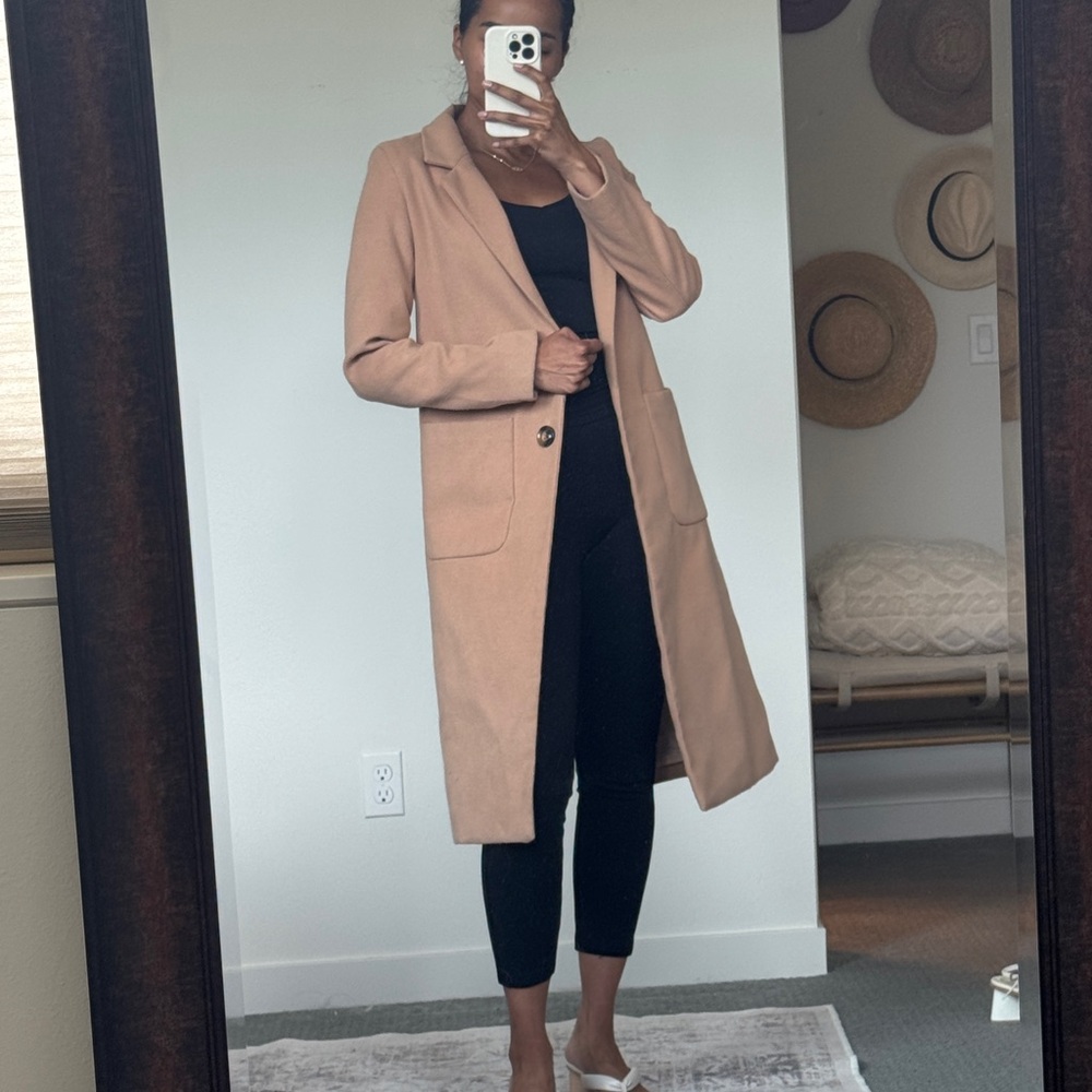 Lulu's Tan Pea Coat
